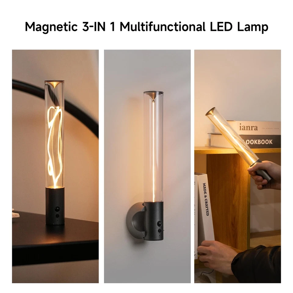 كشاف ليد سينسور مغناطيسي لاضاءة الممرات والسلالم قابل لاعادة الشحن بيو اس بي