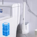 فرشة تواليت مع 8 رؤوس تنظيف قابلة للفصل للاستخدام مره واحده فقط