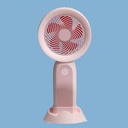 مروحة يد محمولة بضوء ليد وسرعتين _ بيو اس بي للشحن