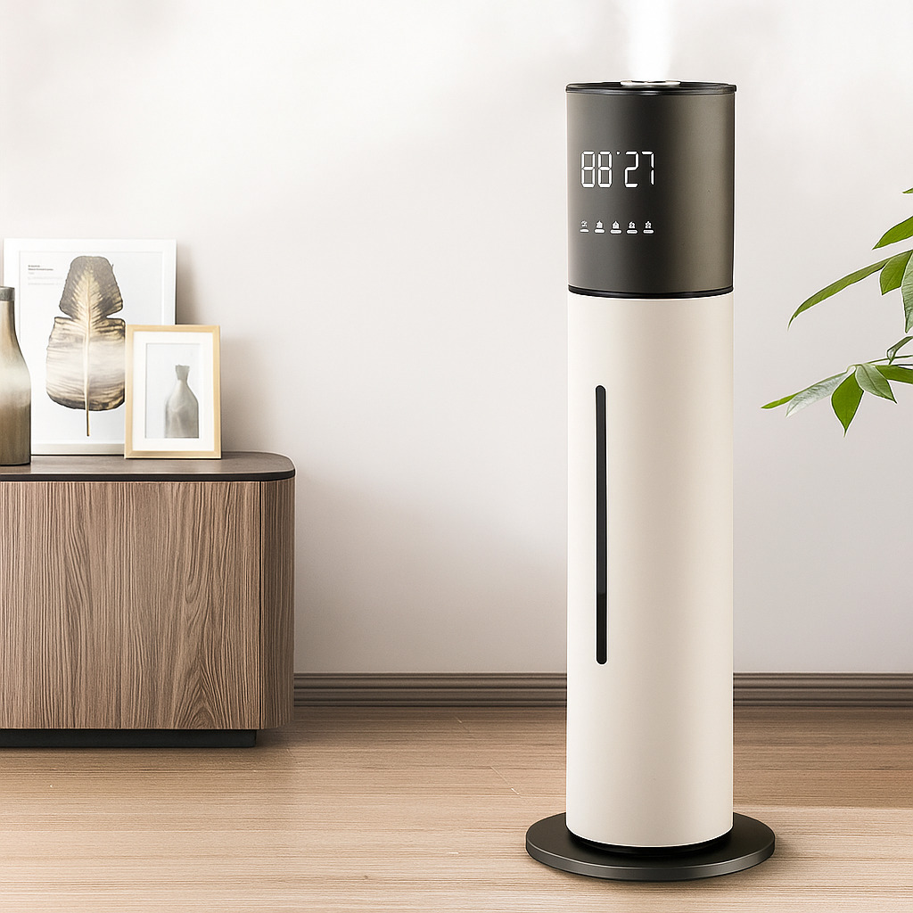 مرطب ومعقم هواء بارد سعة 8 لتر  28 _ وات مع ريموت كنترول للتحكم عن بعد