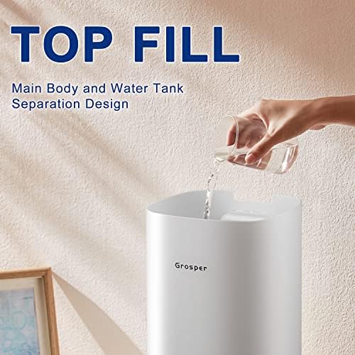 منقي هواء ومرطب بشاشة ليد سعة 8 لتر 28 _ وات مع ريموت كنترول للتحكم عن بعد