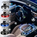 فواحة سيارة علي شكل طيارة مروحية تعمل بالطاقة الشمسية تثبت علي تابلوه السيارة