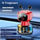 فواحة على شكل روبوت يثبت علي تابلوه السيارة _ بيو اس بي للشحن