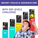 لعبة مطابقة الألغاز الإلكترونية لتطوير التفكير المنطقي – 500+ مستوى