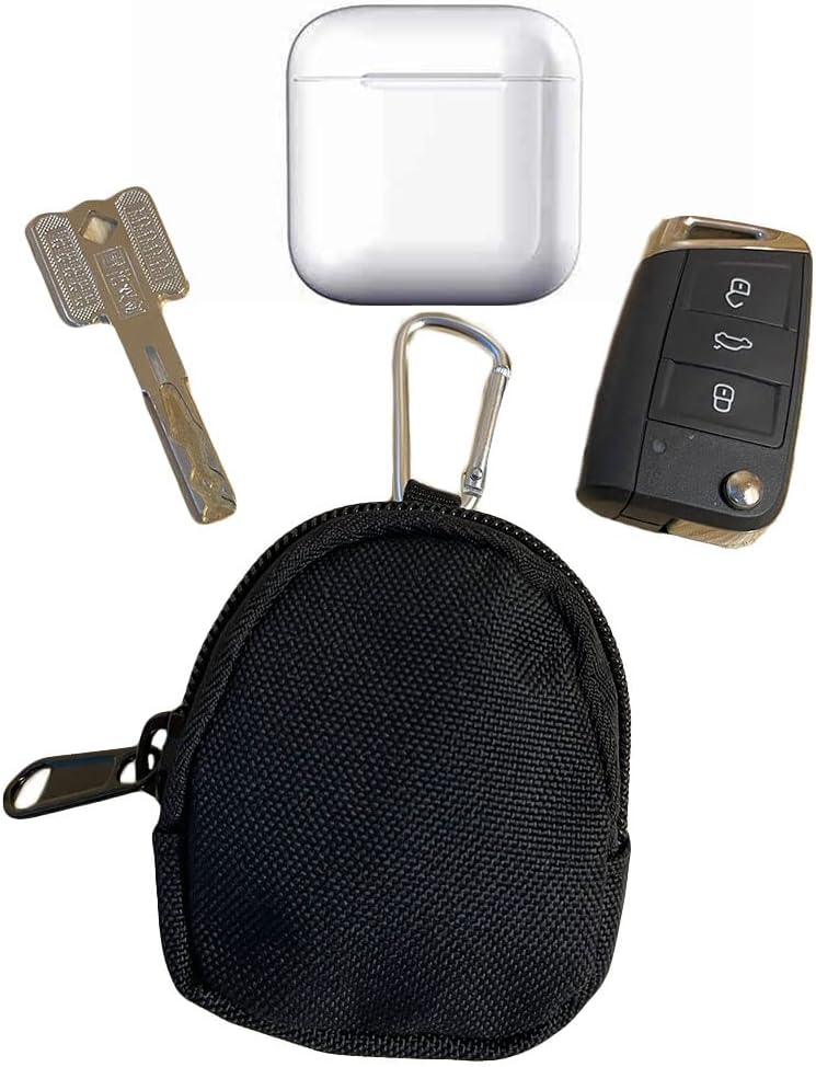 جراب قماش للسماعة بهوك معدني للتعليق