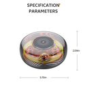 شاحن لاسلكي بقوة 15 واط بإضاءة ليد ليلية لجو مميز وهادي