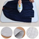 غطاء ترابيزة مكواة سيليكون سيلڤر مقاوم للحرارة وقابل للطي