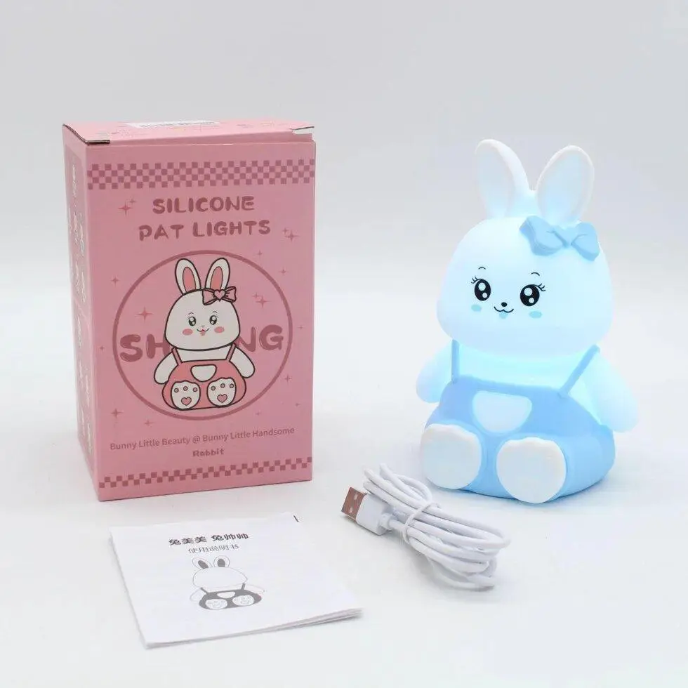 وناسة سيليكون شكل بطة ب 5 الوان اضاءة مختلفة _ بيو اس بي للشحن