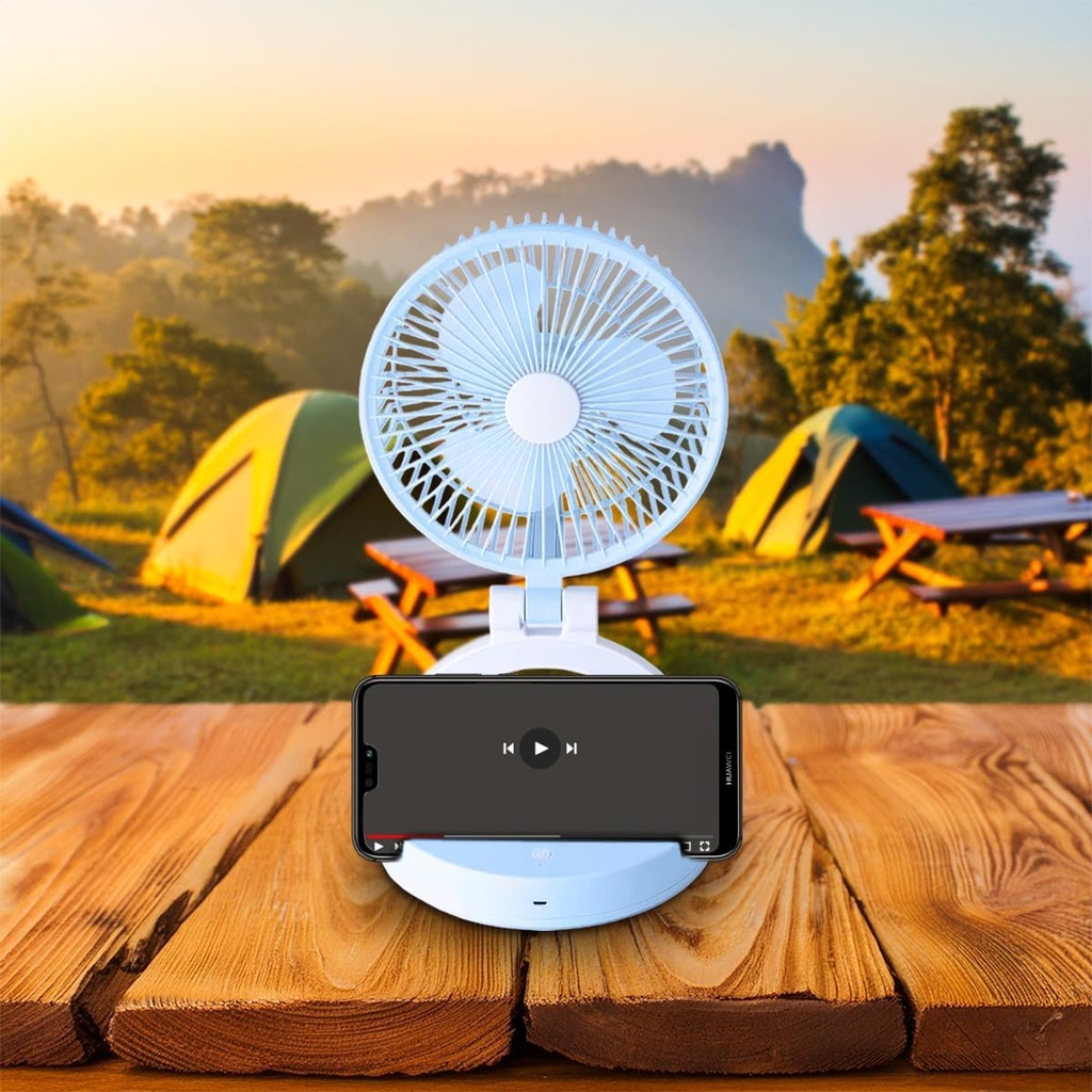 مروحة قابلة للطي ب 3 سرعات مختلفة قابلة للتعليق