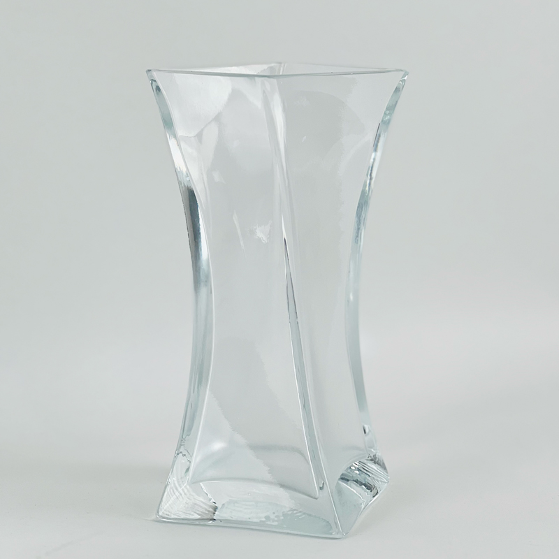 فازة زجاج شفاف مقاس 30 * 12 سم لترتيب الزهور وتغير الديكور