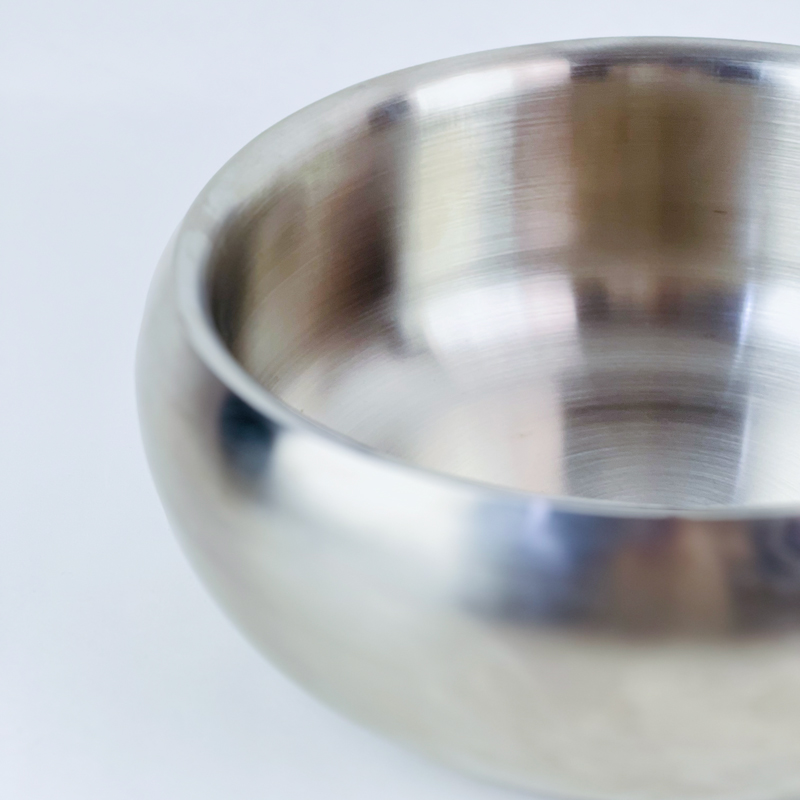 بولة استانلس استيل عميقة للسلطة - مقاس 28 سم