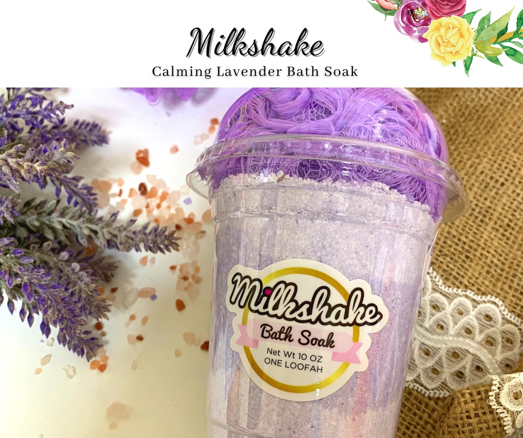 أملاح مقشرة للجسم برائحة ميلك شيك البطيخ الوردي _ 280 جرام