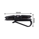 حامل للنظارة للسيارة للحفاظ عليها من الكسر