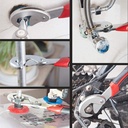 طقم مفتاح ربط متعدد الاستخدامات 2 قطعة