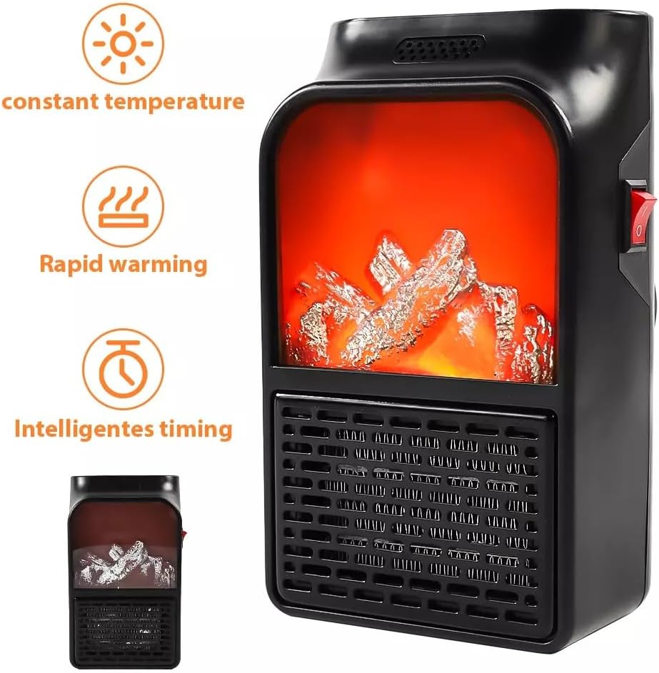 دفاية ميني كهربائية بشاشة ليد بقدرة 1000 واط