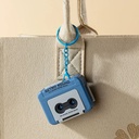 ميدالية على شكل كاسيت للمفاتيح