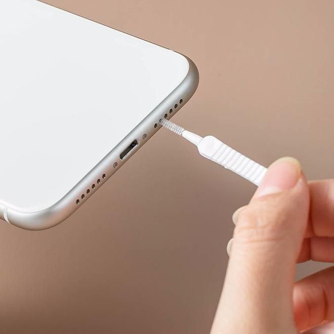 عرض 4 طقم فرش ميني لتنظيف فتحة السماعات والشواحن والدش 10 قطع