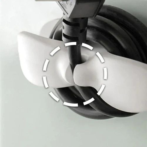 عرض 3 منظم الاسلاك والكابلات للادوات والاجهزة الكهربائية بلزق دبل فيس قوي