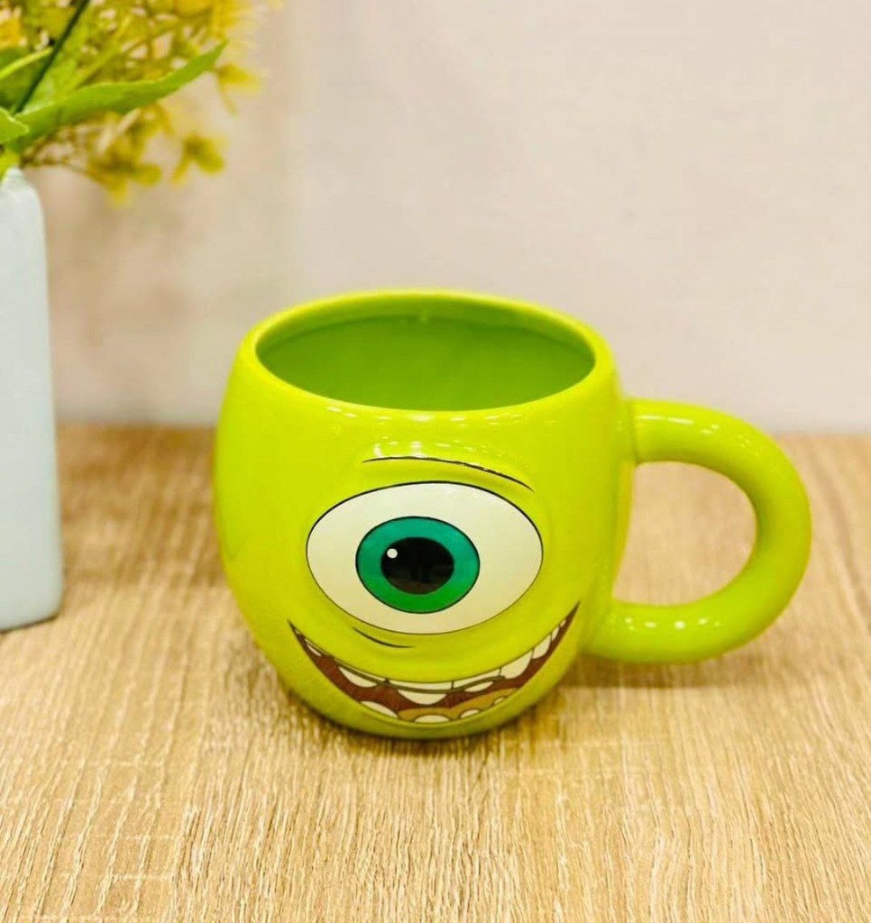 مج سراميك ثري دي بتصميم كورة البعبع للنسكافيه والمشروبات