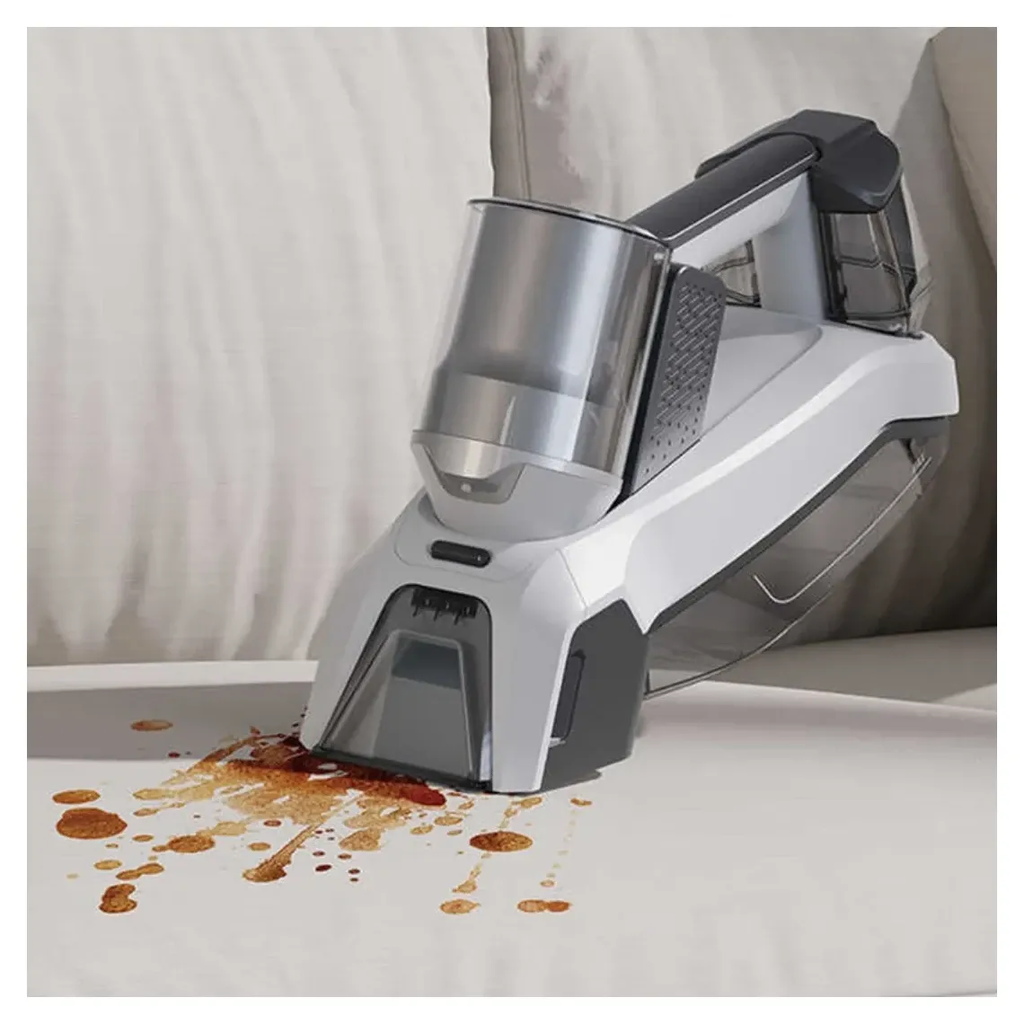 مكنسة غسيل بقع السجاد والمفروشات بشاشة ليد مع خزانين منفصلين ( 300 مل  + 500 مل)  بقوة 63 _ 57 وات