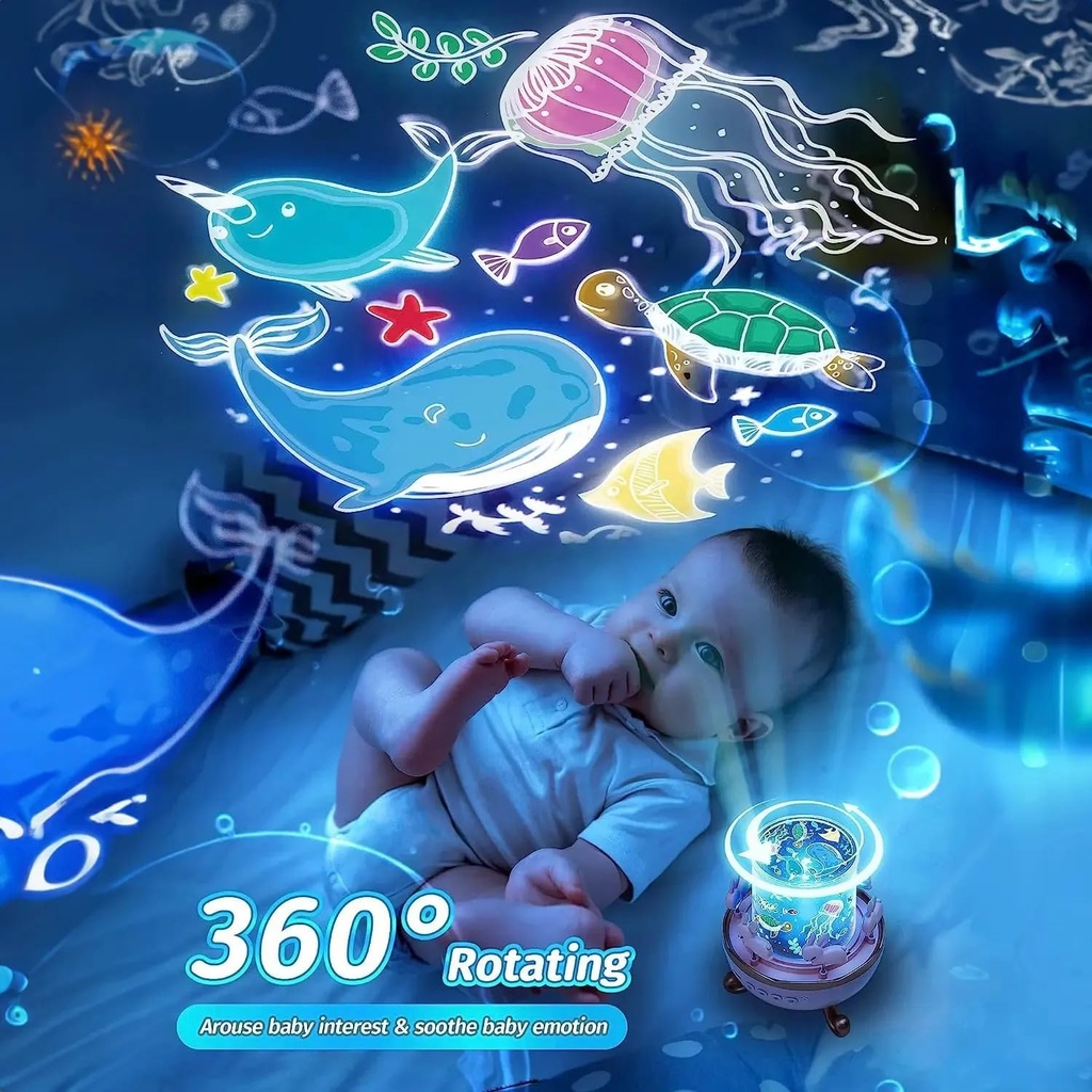 اباجورة مضيئة بأشكال مجسمة على شكل حديقة ألعاب قابلة للشحن