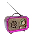 راديو محمول بتصميم عتيق