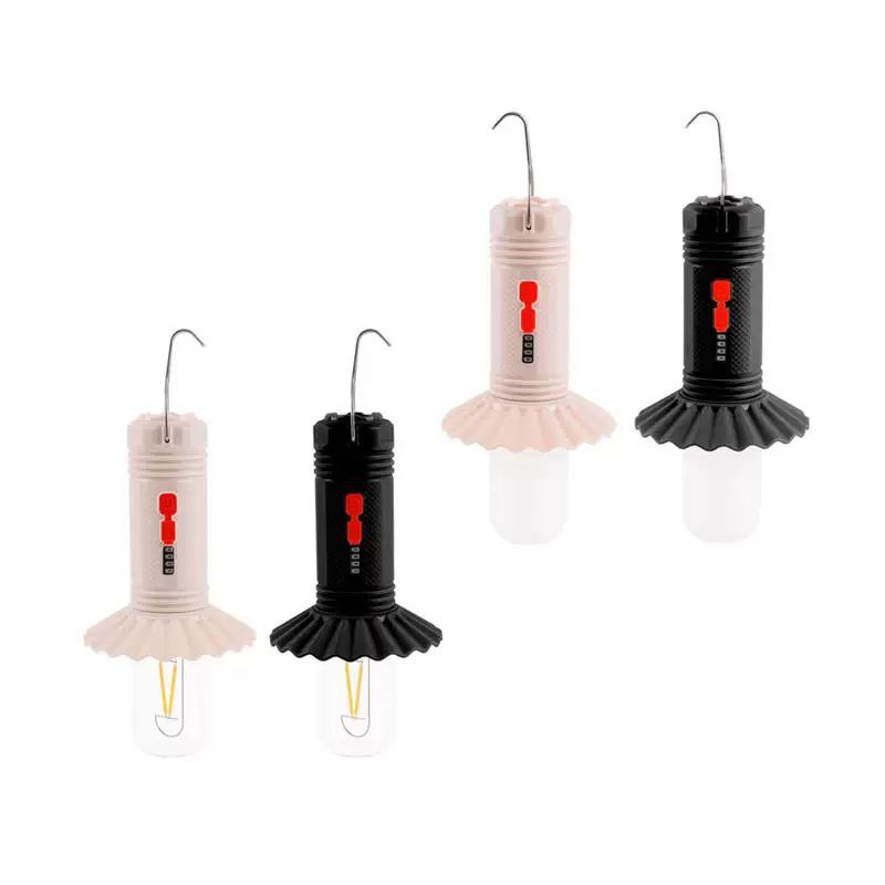 كشاف ومصباح شمسي للتخييم والرحلات والحدائق