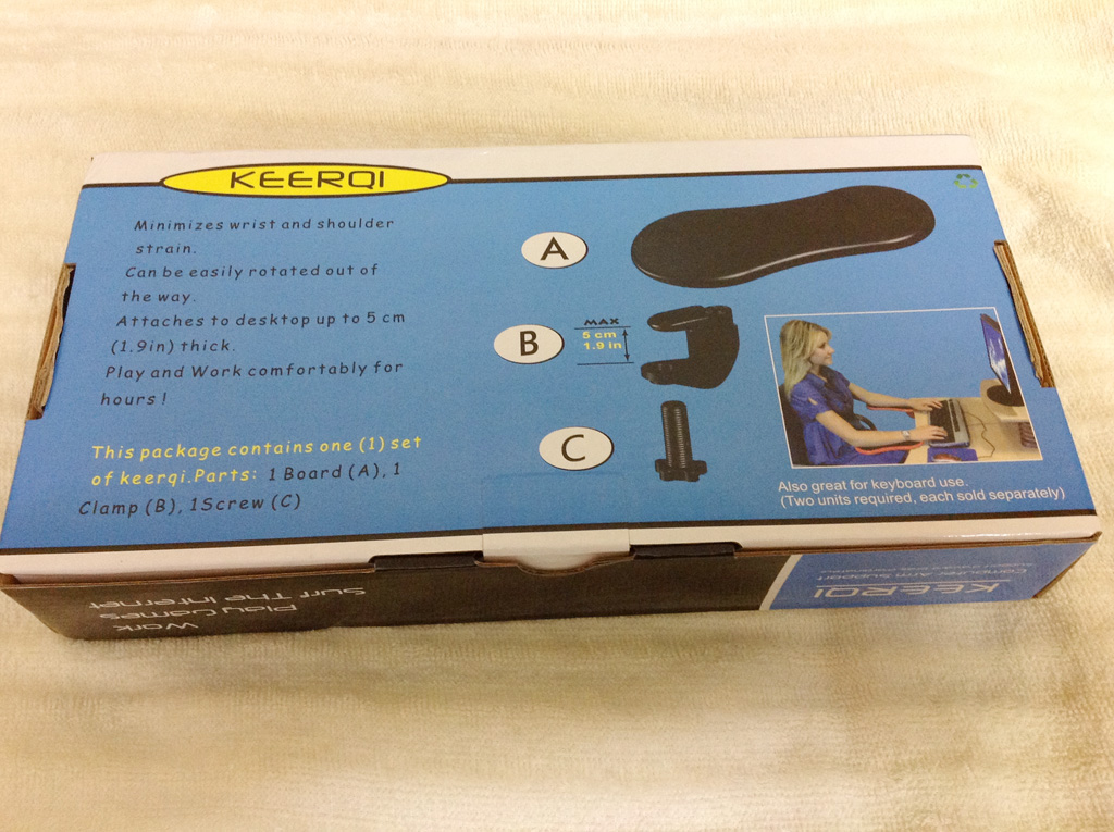 ستاند مريح للذراع لمنع الآلم الناتجة عن الجلوس  أمام الكمبيوتر سواء للعمل أو للترفيه واللعب