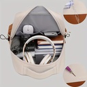 شنطة ظهر للابتوب وتربروف مبطنة من الداخل للدراسة والعمل