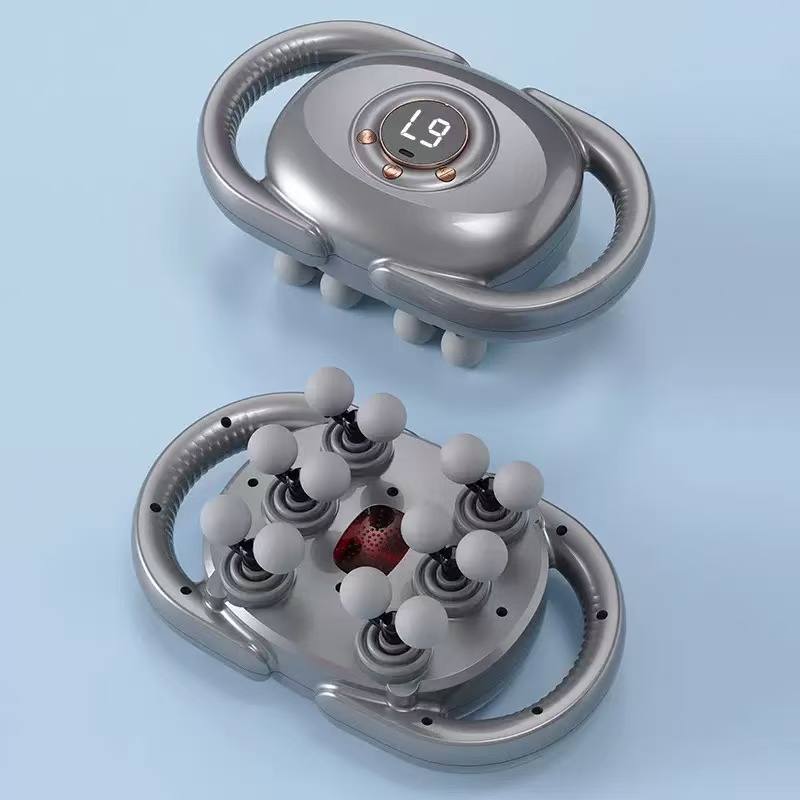 جهاز مساج ديجيتال لتدليك الجسم وتخفيف آلام العضلات متعدد الرؤوس