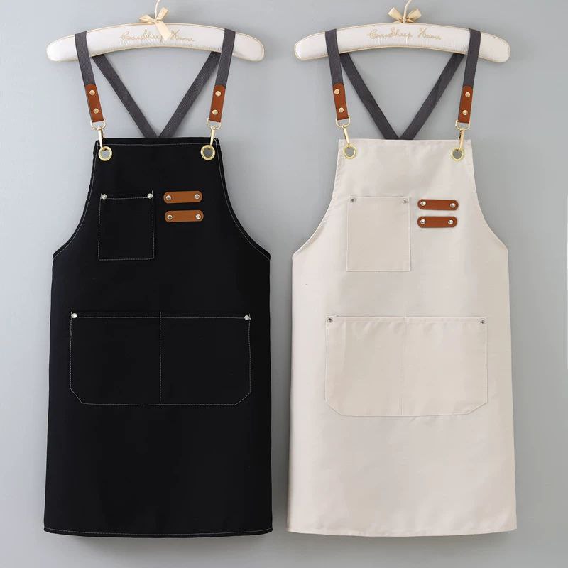 مريلة مطبخ وتربروف لحماية الملابس من المياه والزيوت بجيب للموبيل