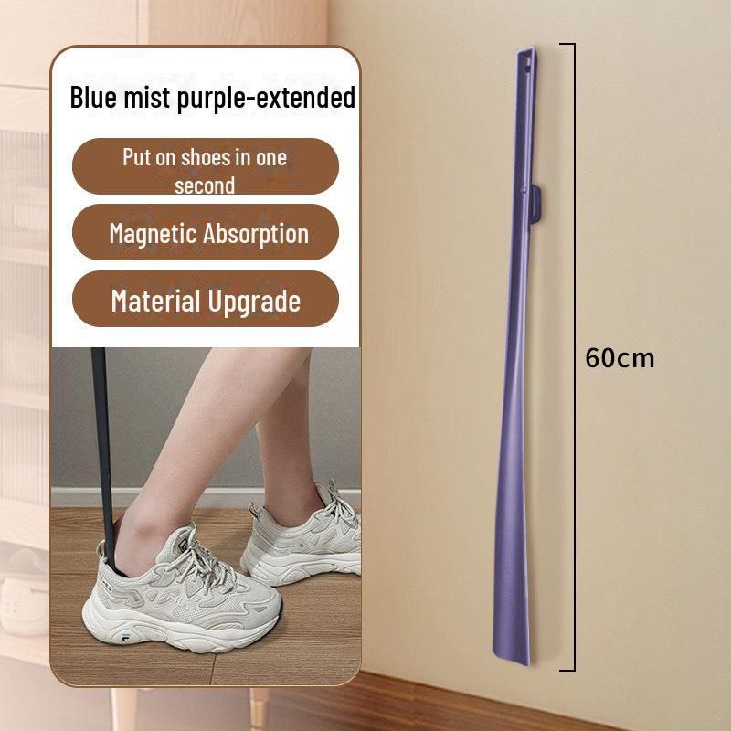 لبيسة حذاء طويلة بمقبض مريح لتسهيل لبس الاحذية