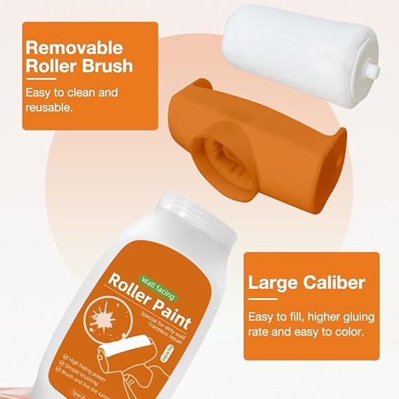 فرشاه رول دهان 500 جرام  لإصلاح دهان الحوائط والسيراميك والبورسلين