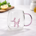 مج زجاج ثري دي  400 ملي مناسب لشرب العصائر والاتية