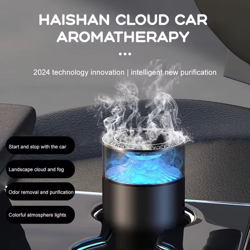 فواحة سيارة تاتش بالوان مختلفة مع يو اس بي للشحن