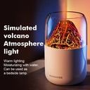 فواحة مضيئة بتصميم بركان بوضعين للرذاذ بسعة خزان 300 ملي