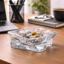 طفاية سجائر زجاج كريستالي مناسبة للمكتب