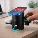 شاحن وايرليس ماجنتيك تاتش  3 * 1 للموبايل والايربودز وسمارت واتش