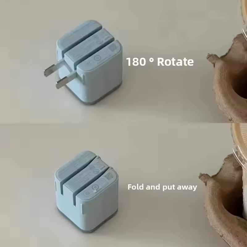 شاحن سريع ذكي 45 واط بتقنية جان بشاشة رقمية ومنفذ تايب سي