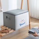 شنطة تخزين بيد بأشكال كرتون قابلة للطي للملابس والبطاطين والوسائد