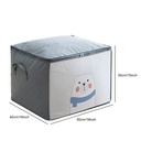 شنطة تخزين بيد بأشكال كرتون قابلة للطي للملابس والبطاطين والوسائد