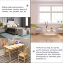 عازل الاصوات ومانع الاتربه الاسفنجي  للابواب والالوميتال 4 قطع