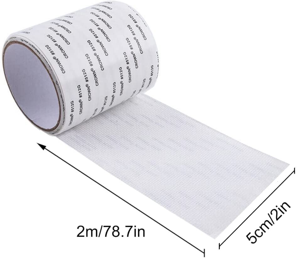 شريط شبكي لإصلاح ثقوب وشقوق سلك الشبابيك لاصق فايبرجلاس قوي مصمت