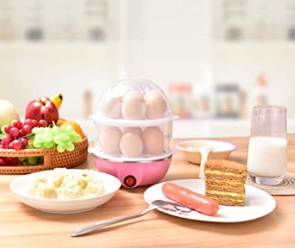 ماكينه سلق البيض بالبخار تعمل بالكهرباء تسع حتي 14 بيضه