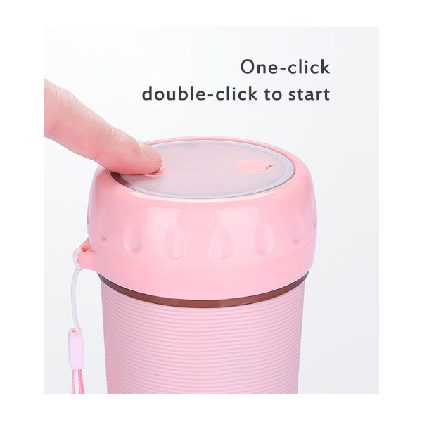 خلاط ومج فواكه وخضروات محمول يو اس بي للجيم والديتوكس مناسب للسفر والخروج