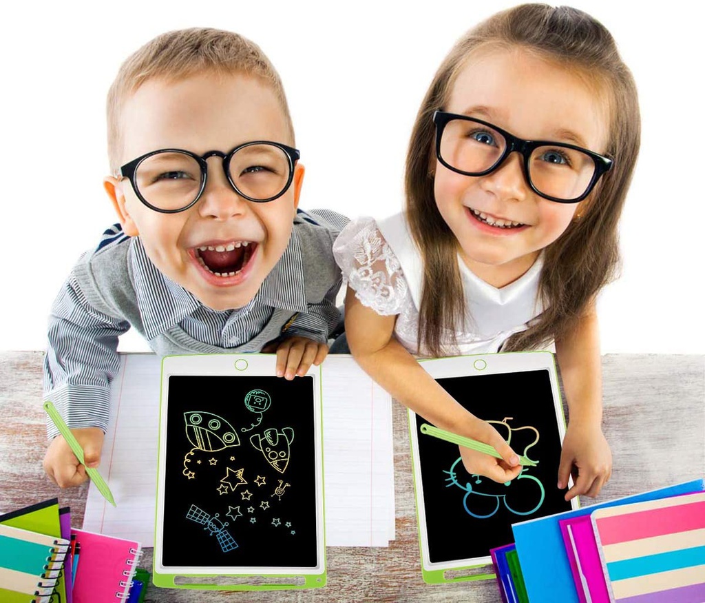 تابلت تعليمي الوان للرسم والكتابة وتنمية مهارات الأطفال شاشة 8.5 بوصه