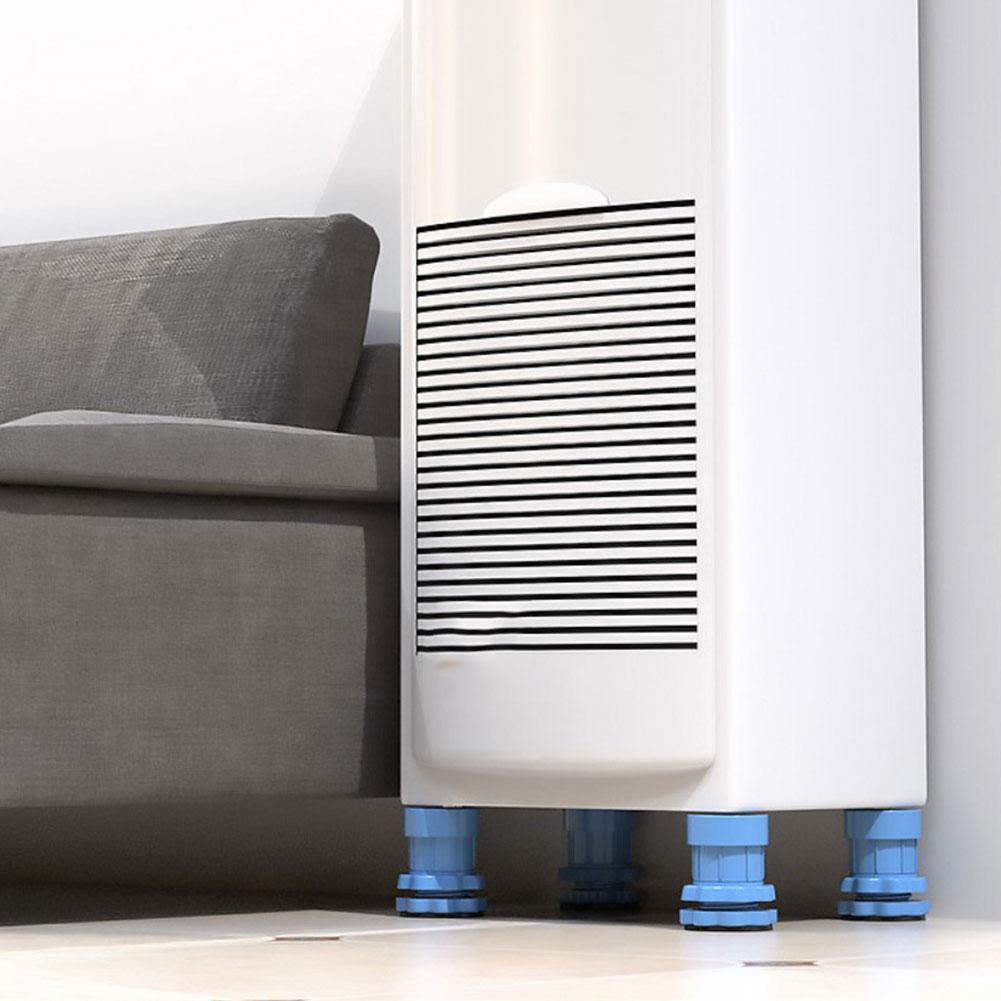 طقم ارجل لرفع وتثبيت ومنع اهتزاز الغسالات والثلاجات والأثاث 4 قطع