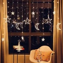 ستارة مضيئة هلال ونجمة حجم كبير 12 فرع