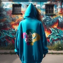 Why Not? هودي اوفر سايز قطن