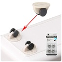 طقم 4 عجلات لاصقة لتحريك أي قطعة